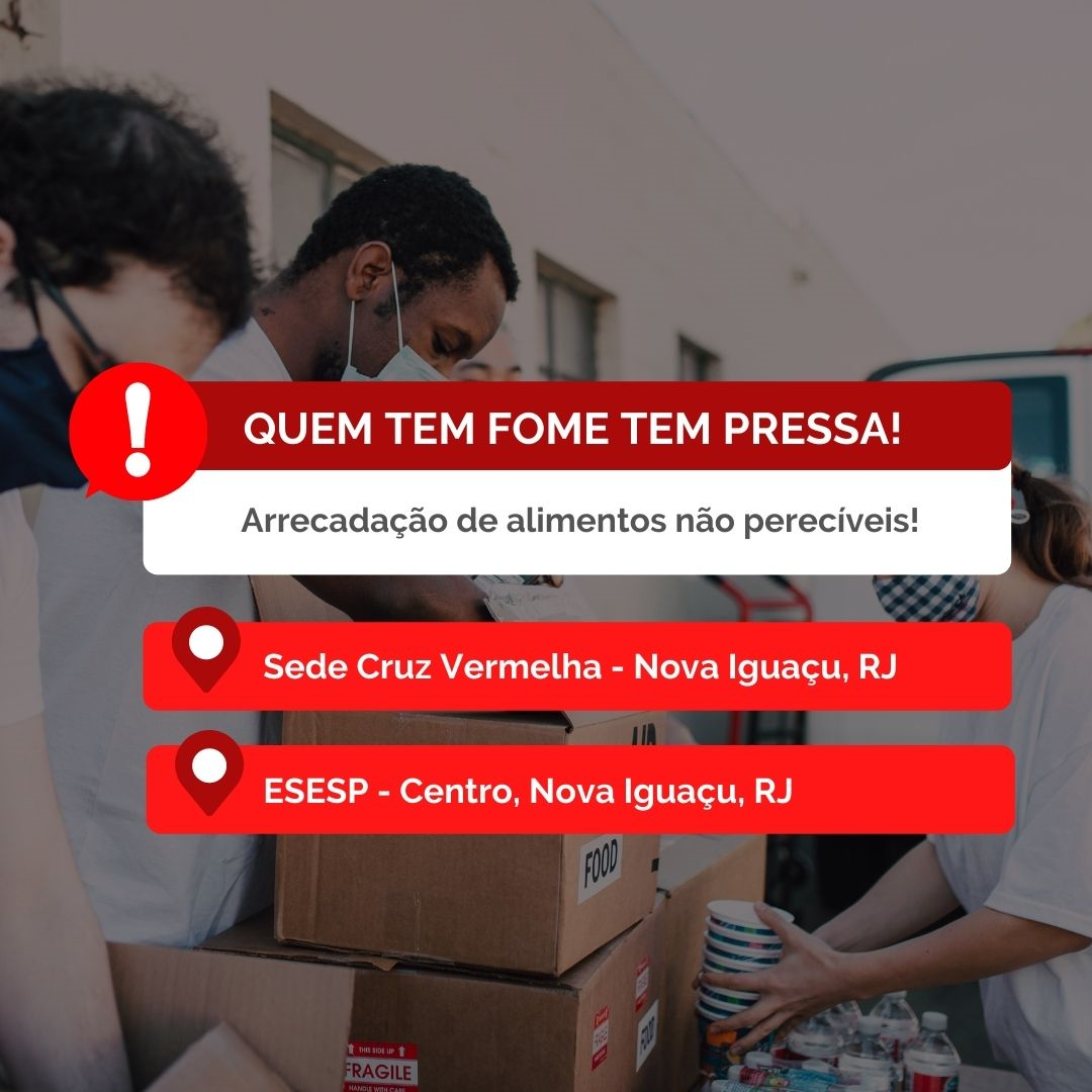 Campanha De Arrecadação De Alimentos • Cruz Vermelha Nova Iguaçu 1097